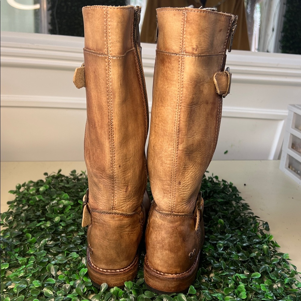 BED|STU Tan Leather Boots, Size: 6 - Picture 5 of 7